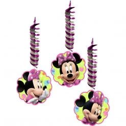 HALLMARK Disney Minnie Mouse Bows Party Decoration Danglers Party Supplies