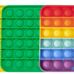 Unbranded Pop Its Square Fidget Toy Push Bubble Stress Relief Kids Pop It Tiktok 2021 NEW