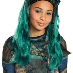 Morris Costumes Disney Descendants 3 Girls Halloween Teen TV Movie Book Week Girls Wig Wigs