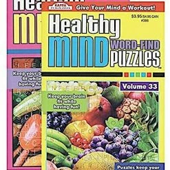 Aussie Toys Home & Garden 2 X HEALTHY MIND WORD-FINDS A5 | Puzzles Adult Learning Activity Brain Teasers 5 Aussie Toys Home & Garden 2 X HEALTHY MIND WORD-FINDS A5 | Puzzles Adult Learning Activity Brain Teasers