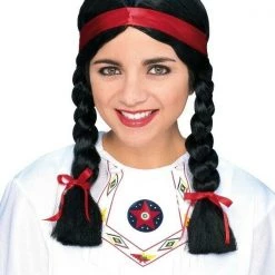 Rubie's Native American Indian Mens Ladies Wig Costume Accessory