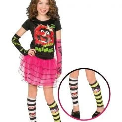 Rubies Deerfield Disney The Muppets T-Shirt Tutu Skirt Arm And Leg Warmer Size STD Girls Costume Costumes