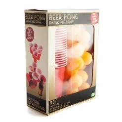 MDI Australia Home & Garden Beer Pong Drinking Game Set Fun Family Party Game Activity 24 Red Cups & Balls