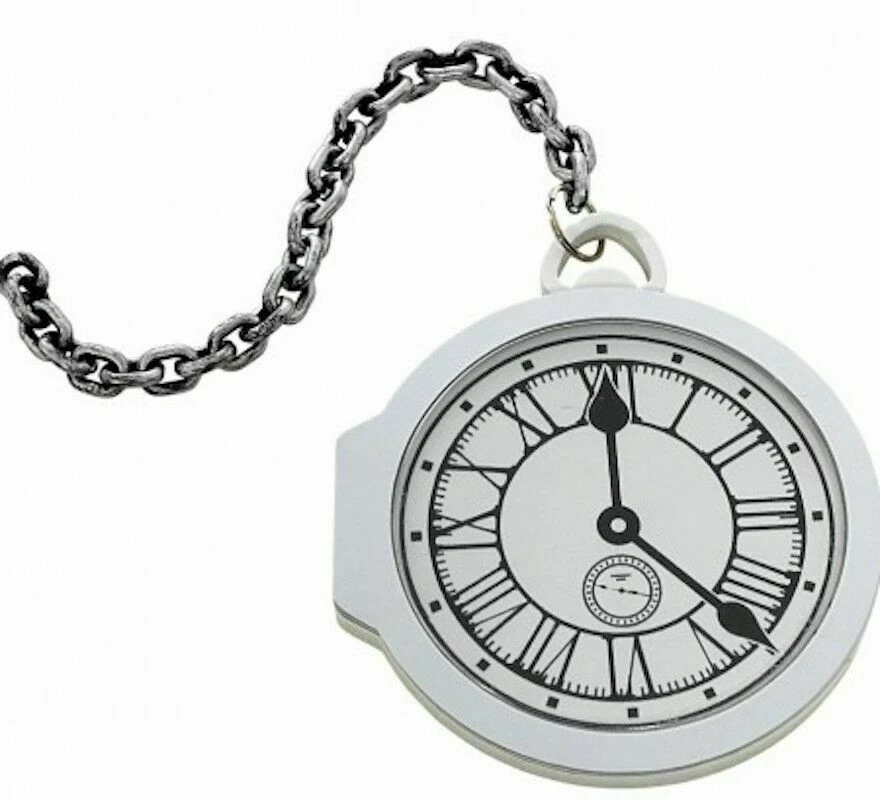 Unbranded Alice In Wonderland White Rabbit Jumbo White Pocket Watch Clock Dont Be Late 2 Unbranded Alice In Wonderland White Rabbit Jumbo White Pocket Watch Clock Dont Be Late