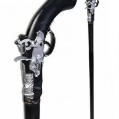Tomfoolery Costume Accessories Buccaneer Plastic Gun Handle Pistol Cane Costume Accessory
