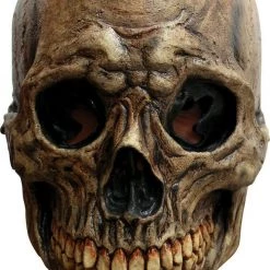 Morris Halloween Props/Decoration Ancient Skull Mask Latex Scary Halloween Costume Accessory