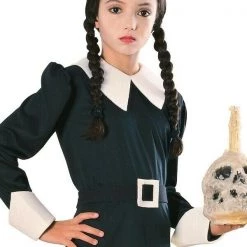 Rubie's Wigs Addams Family Wednesday Girls Ladies Wig Costume Accessory