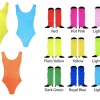 JD Party Ladies 80s Costume High Cut 80s Leotard Work Out Costume & Legwarmers Costume Accessories
