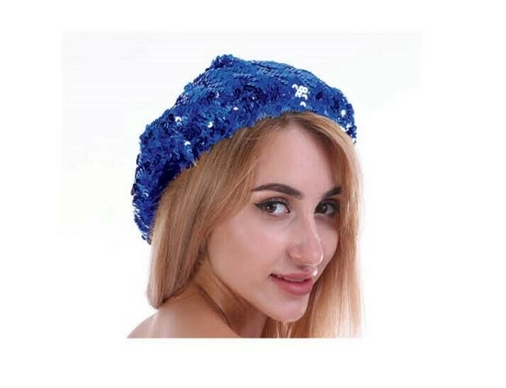 JD Costume Accessories 1 Ladies Girls French 70s Costume Party Dance Disco SEQUINED SEQUINS Hat BERET 7 JD Costume Accessories 1 Ladies Girls French 70s Costume Party Dance Disco SEQUINED SEQUINS Hat BERET