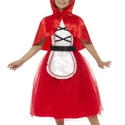 Smiffys Little Red Riding Hood Girls Costume And Basket