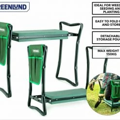 Greenlund 2-In-1 Garden Kneeler And Seat With Tool Pouch Home & Garden