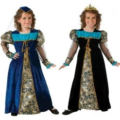 Rubie's Blue Black Camelot Princess Book Week Halloween Girls Costume Costumes