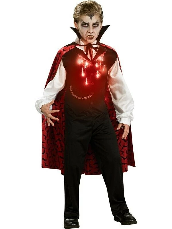Rubie's Halloween Costumes Vampire Light Up Halloween Boys Costume 1 Rubie's Halloween Costumes Vampire Light Up Halloween Boys Costume