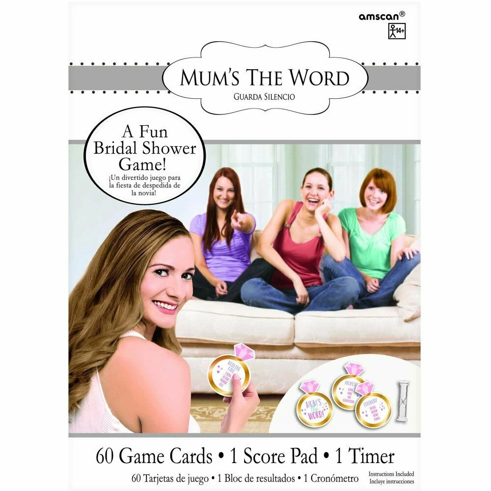 Balloon Agencies Bachelorette Hens Night Mum's The Word Bridal Shower Game Party Supplies 1 Balloon Agencies Bachelorette Hens Night Mum's The Word Bridal Shower Game Party Supplies