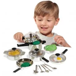 ATD Casdon Pots And Pans Dinnerware Tea Set Kitchen Set Toy Pretend Play 20 ATD Casdon Pots And Pans Dinnerware Tea Set Kitchen Set Toy Pretend Play