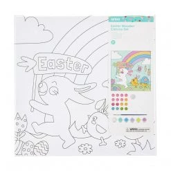 Kmart Home & Garden Easter Wooden Canvas Set Arts & Crafts Kids Play Paint Set