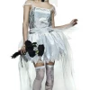 Unbranded Queen Zombie Bride Graveyard Corpse Ghost Wedding Dress Ladies Halloween Costume
