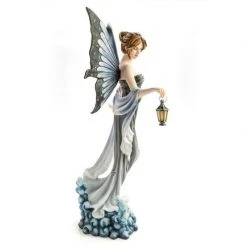 MDI Large Light-Up Star Fairy With Lantern Figurine