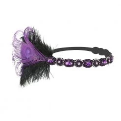 AliExpress 1920s Great Gatsby Feather 20s Flapper Headband Ladies Hair Accessories