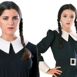 Rubie's Wigs Addams Family Wednesday Girls Ladies Wig Costume Accessory 5 Rubie's Wigs Addams Family Wednesday Girls Ladies Wig Costume Accessory