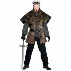 Balloon Agencies Chainmail Tunic & Hood Long Sleeved Top Men's Costume Costumes
