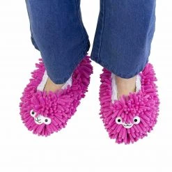 Williamvalentine Llama Dust Floor Cleaning Slippers Shoes Mop House Clean Shoe Cover Home & Garden