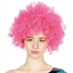 JD Party Fancy Dress Up Costume Party Afro Wig Curly Cosplay Funk Disco Halloween Clown