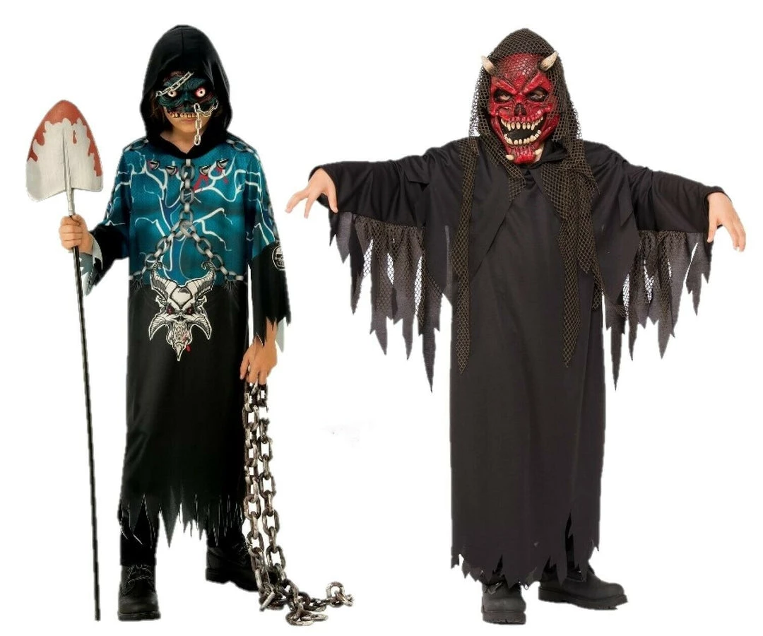 Rubie's Halloween Costumes Hell Raiser Evil Demon Halloween Boys Costume 1 Rubie's Halloween Costumes Hell Raiser Evil Demon Halloween Boys Costume