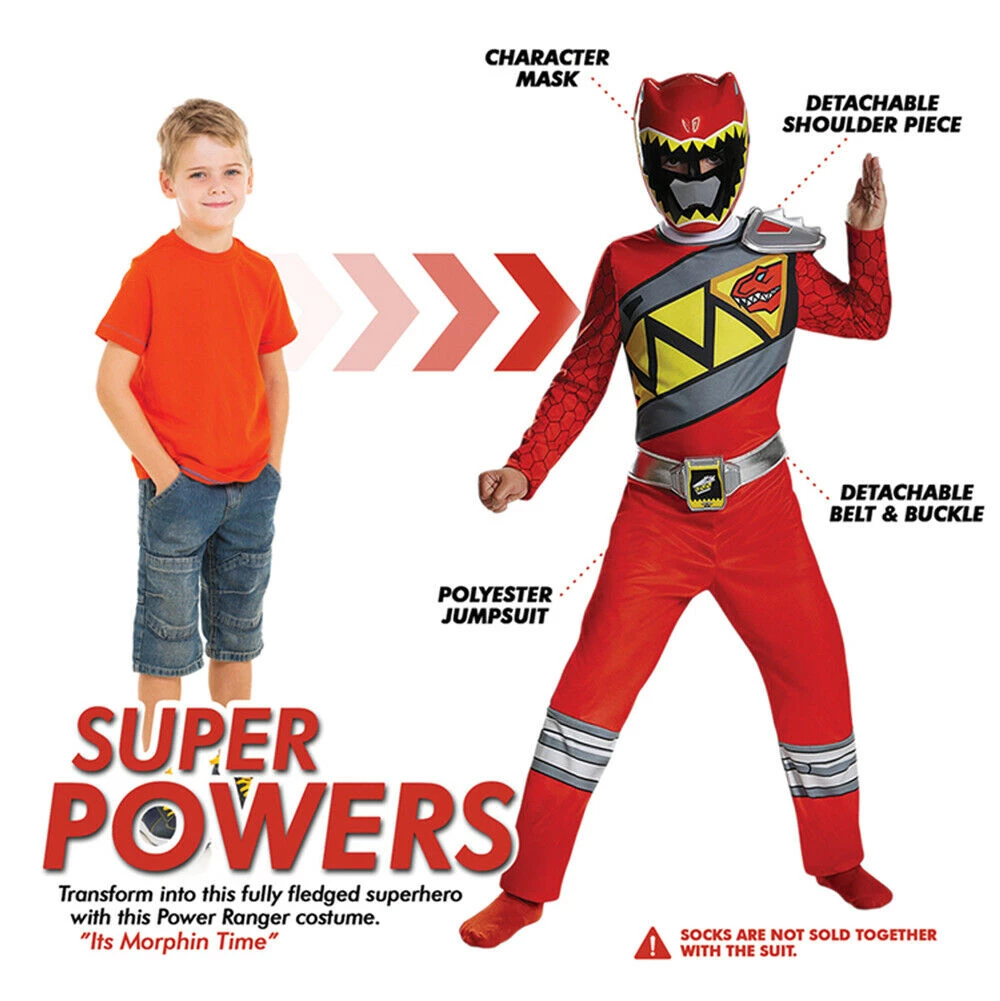 Morris Costumes Power Ranger Classic Costume Dino Charge Kids Boys Girls Costume 3 Morris Costumes Power Ranger Classic Costume Dino Charge Kids Boys Girls Costume