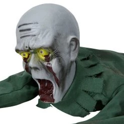 Kmart Halloween Props/Decoration Animated 100cm Light Up Moving Crawling Bleeding Zombie Halloween Decoration