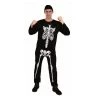 Unbranded Adult Skeleton Black Jumpsuit Halloween Mens Costume