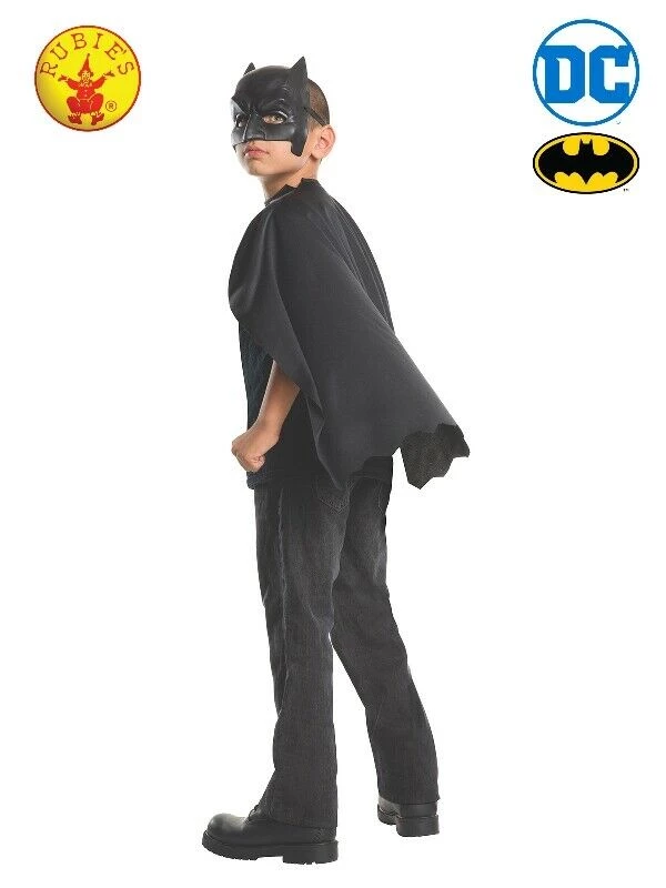 Rubies Costumes DC Comics Batman Cape And Mask Set 4 Rubies Costumes DC Comics Batman Cape And Mask Set