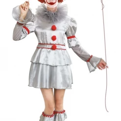 Unbranded Halloween Costumes ADULT Women Girl IT Costume Evil Clown Dress Pennywise Halloween