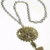 Rubie's Costume Accessories Steampunk Copper Key Gears Necklace Costume Accessory
