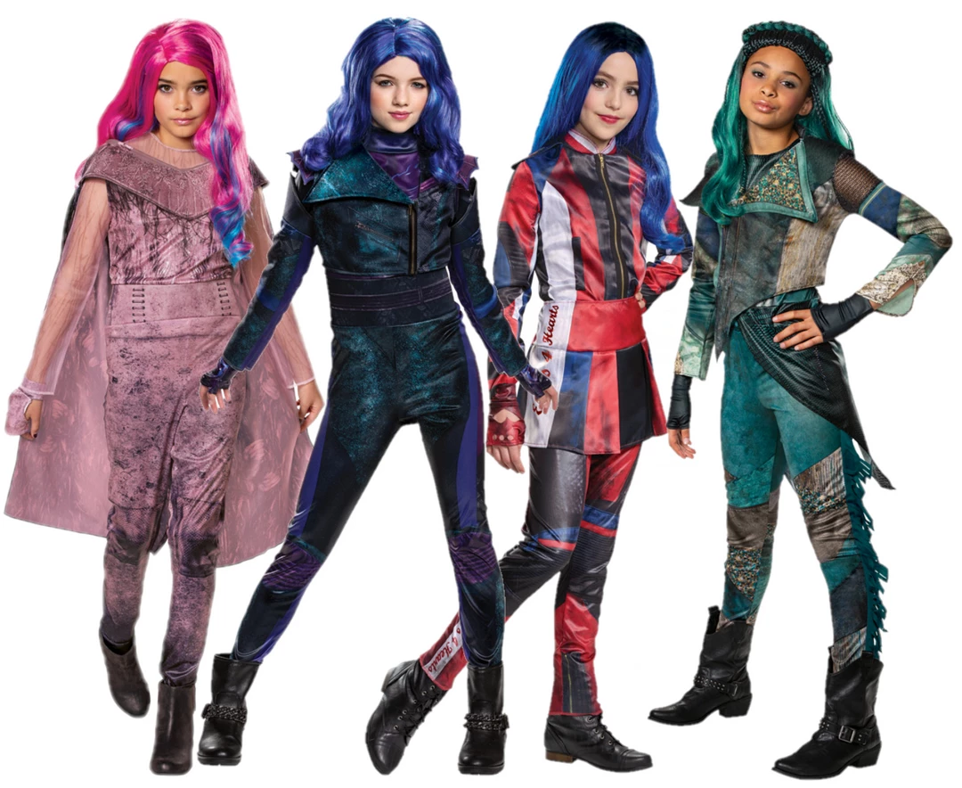 Morris Costumes Disney Deluxe Descendants 3 Girls Halloween Teen TV Movie Book Week Costume 1 Morris Costumes Disney Deluxe Descendants 3 Girls Halloween Teen TV Movie Book Week Costume