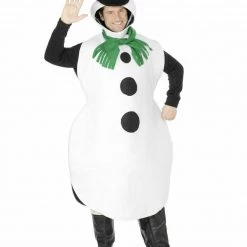 Smiffys Snowman Funny Santa Christmas Novelty Frozen Christmas Fancy Costume Outfit Christmas Adult Costumes