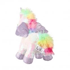 Kmart Home & Garden Cute Stuffed Animal Light Up Sequin Unicorn Plush Kids Soft Toy