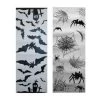 Sweidas Spiders Webs Cemetery Bats 2 Packs Halloween Wall Decals