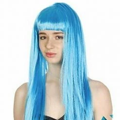 JD Party Fancy Dress Up Costume Party Long Wig Straight Cosplay Funk Disco Halloween Wigs