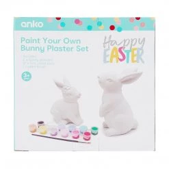 Kmart Paint Your Own Bunny Plaster Set Arts & Krafts Educational Kids Paint Set