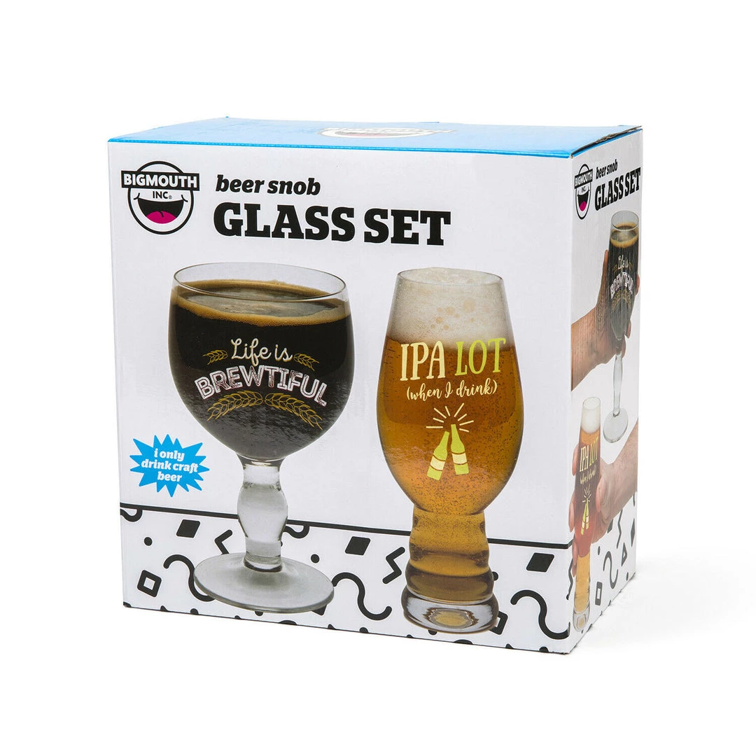 Williamvalentine Home & Garden BigMouth Guaranteed Genuine 16oz Beer Snob Designed High Quality Glassware Set 5 Williamvalentine Home & Garden BigMouth Guaranteed Genuine 16oz Beer Snob Designed High Quality Glassware Set