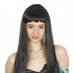 JD Party Fancy Dress Up Costume Party Long Wig Straight Cosplay Funk Disco Halloween Wigs