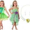 Rubies Deerfield Disney Fairies Tinker Bell Size 4-6 Girls Costume Jewellery Set Costumes