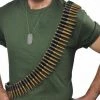 Smiffys Costume Accessories BULLET BELT Bandolier Commando Army Soldier Mexican Bandit Costume Accessory