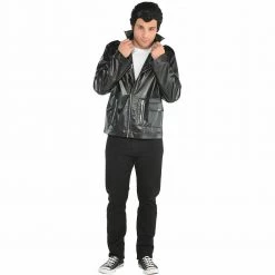 Balloon Agencies Costumes T-Birds Grease Men's Leather Jacket