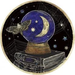 Balloon Agencies Spooks & Spells Dessert Dinner Plates Pack Of 8 Halloween Party Supplies