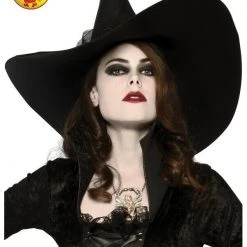 Rubies Black Over Sized Witch Hat Ladies Halloween Costume Acessory Halloween Costumes