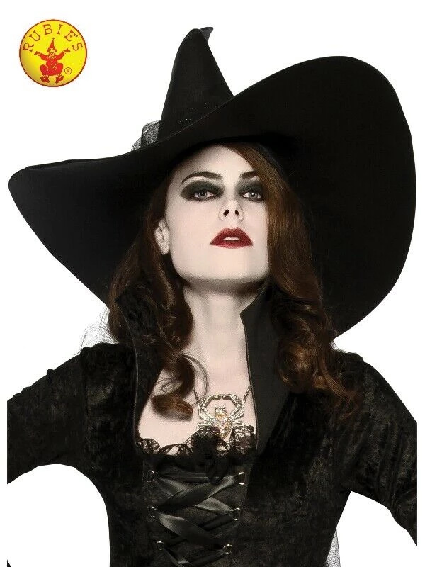 Rubies Black Over Sized Witch Hat Ladies Halloween Costume Acessory Halloween Costumes 1 Rubies Black Over Sized Witch Hat Ladies Halloween Costume Acessory Halloween Costumes