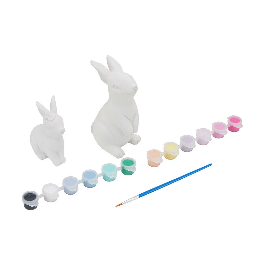 Kmart Paint Your Own Bunny Plaster Set Arts & Krafts Educational Kids Paint Set 3 Kmart Paint Your Own Bunny Plaster Set Arts & Krafts Educational Kids Paint Set