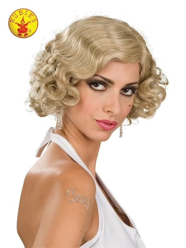Rubie's Gatsby Flapper Hollywood Super Model Ladies Wig 2 Rubie's Gatsby Flapper Hollywood Super Model Ladies Wig